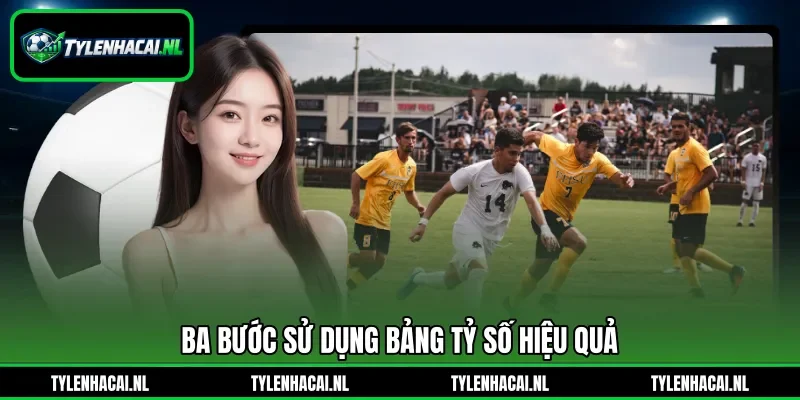 Ba bước sử dụng bảng tỷ số hiệu quả Ba bước sử dụng bảng tỷ số hiệu quả