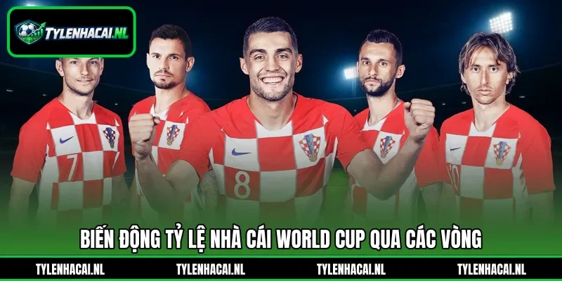 Biến động tỷ lệ nhà cái World Cup qua các vòng
