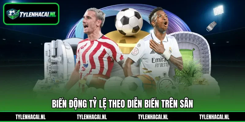 Biến động tỷ lệ theo diễn biến trên sân Biến động tỷ lệ theo diễn biến trên sân