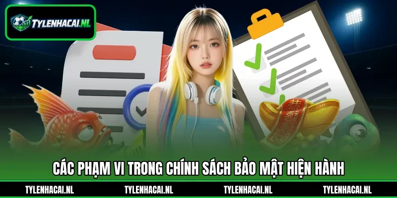 Các phạm vi trong chính sách bảo mật hiện hành