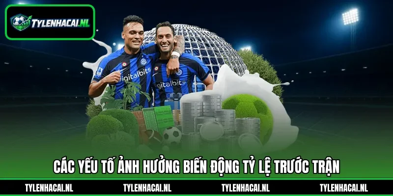 Các yếu tố ảnh hưởng biến động tỷ lệ trước trận Các yếu tố ảnh hưởng biến động tỷ lệ trước trận