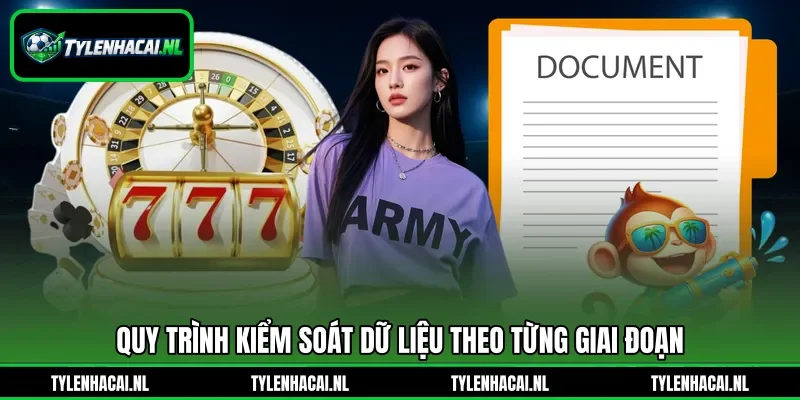 Quy trình kiểm soát dữ liệu theo từng giai đoạn