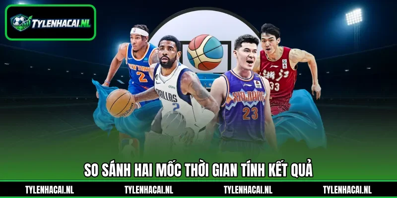So sánh hai mốc thời gian tính kết quả